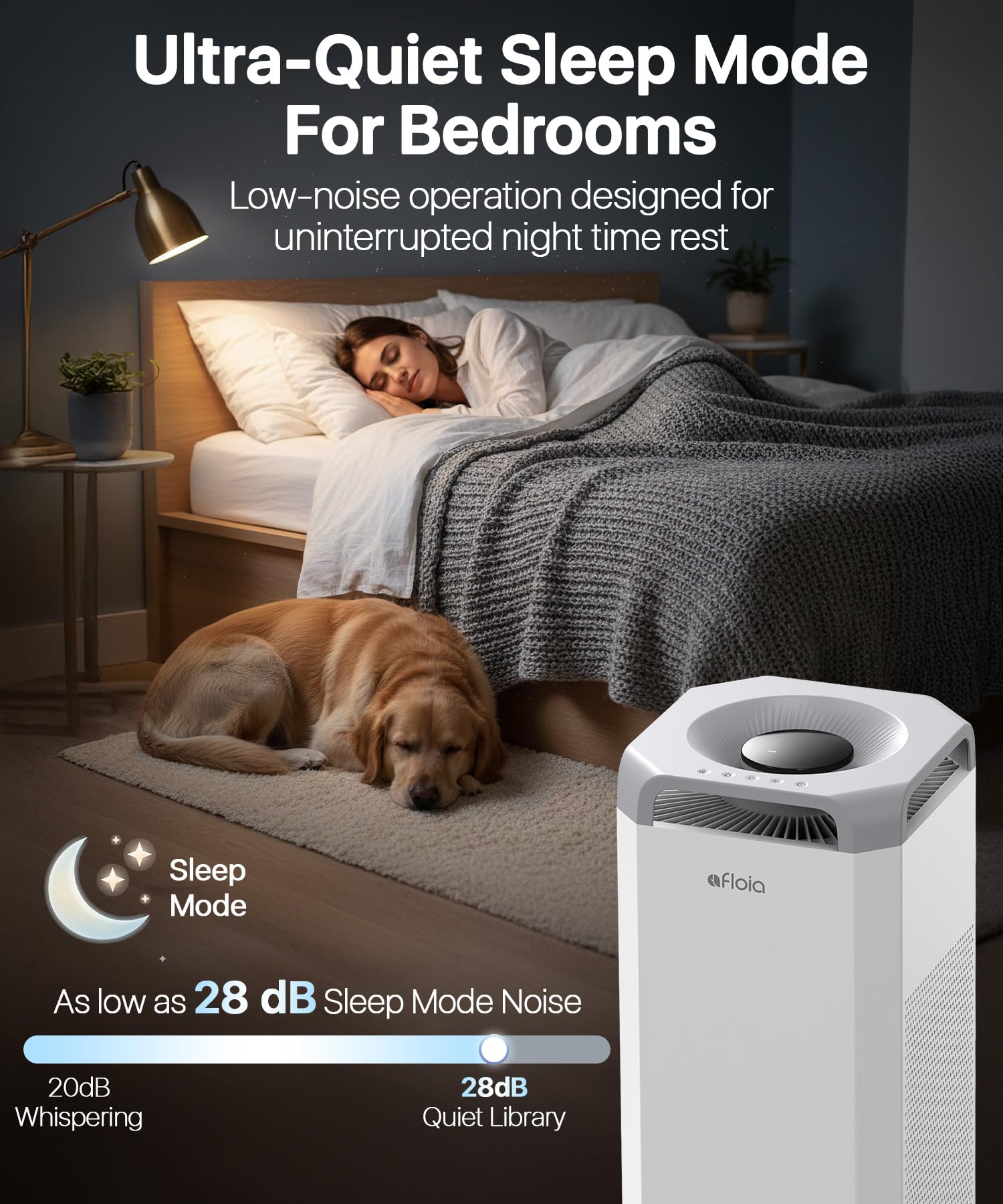 Afloia 2-in-1 purifier and humidifier for versatile home use.