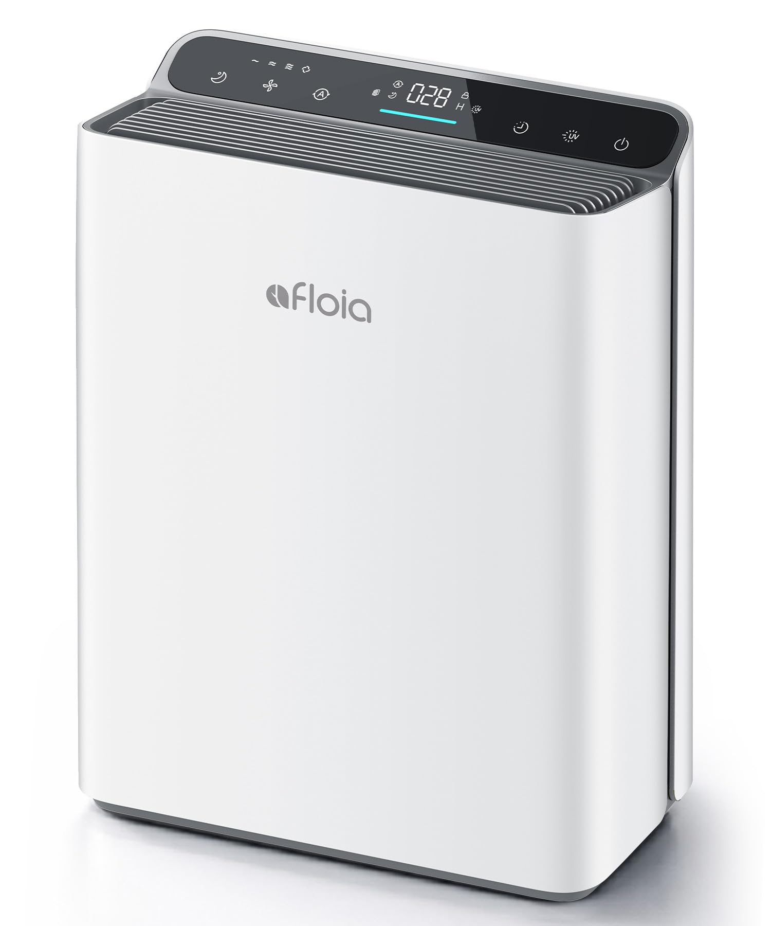 Afloia Europa air purifier top view shows large-room coverage