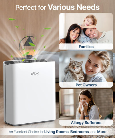 Afloia Europa sleep mode operates quietly for nighttime use