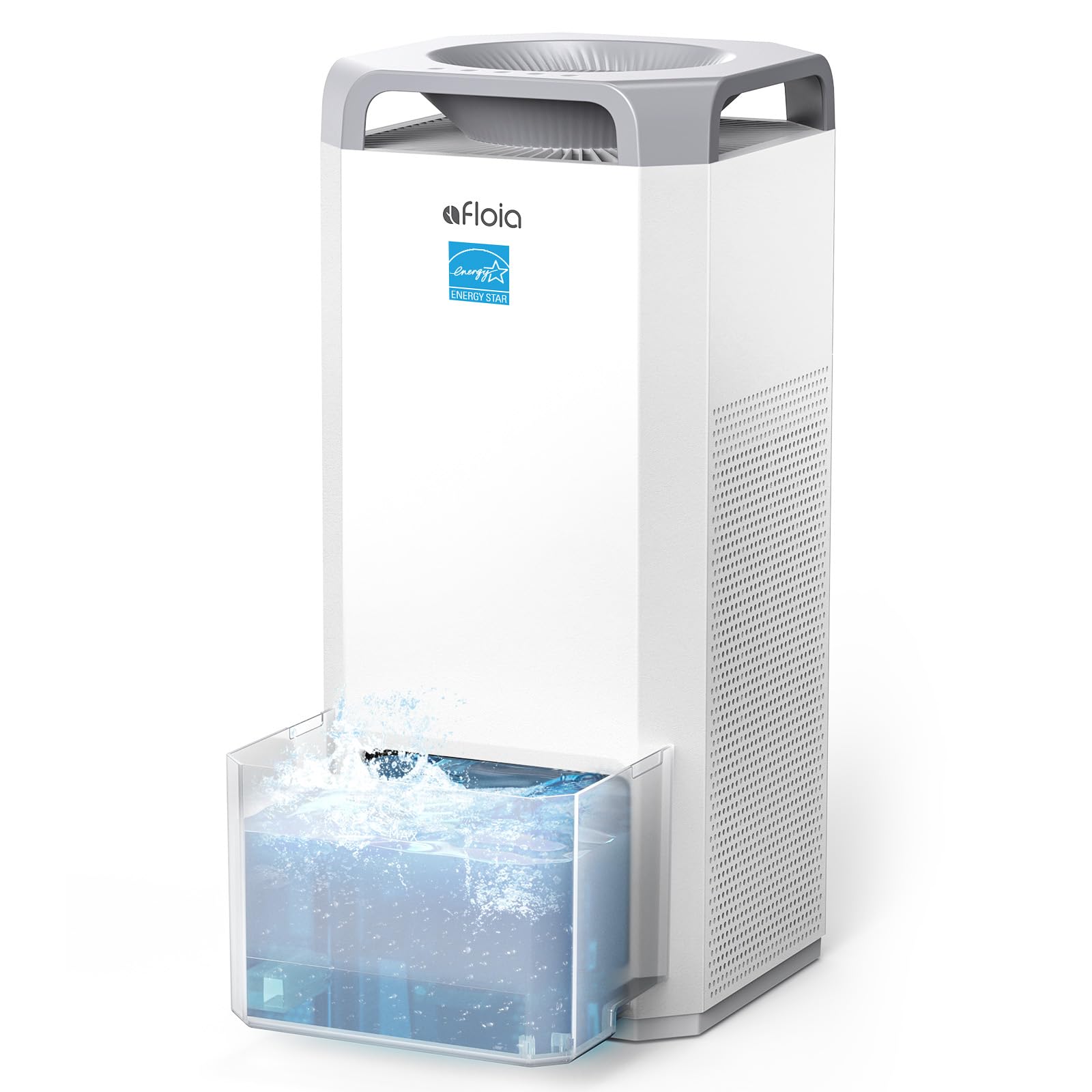 Afloia humidifier with top-fill design in a bedroom for easy refills.