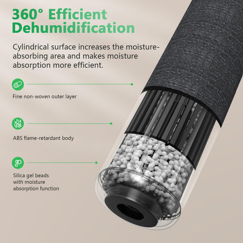 Afloia dehumidifier actively reduces humidity in a room.