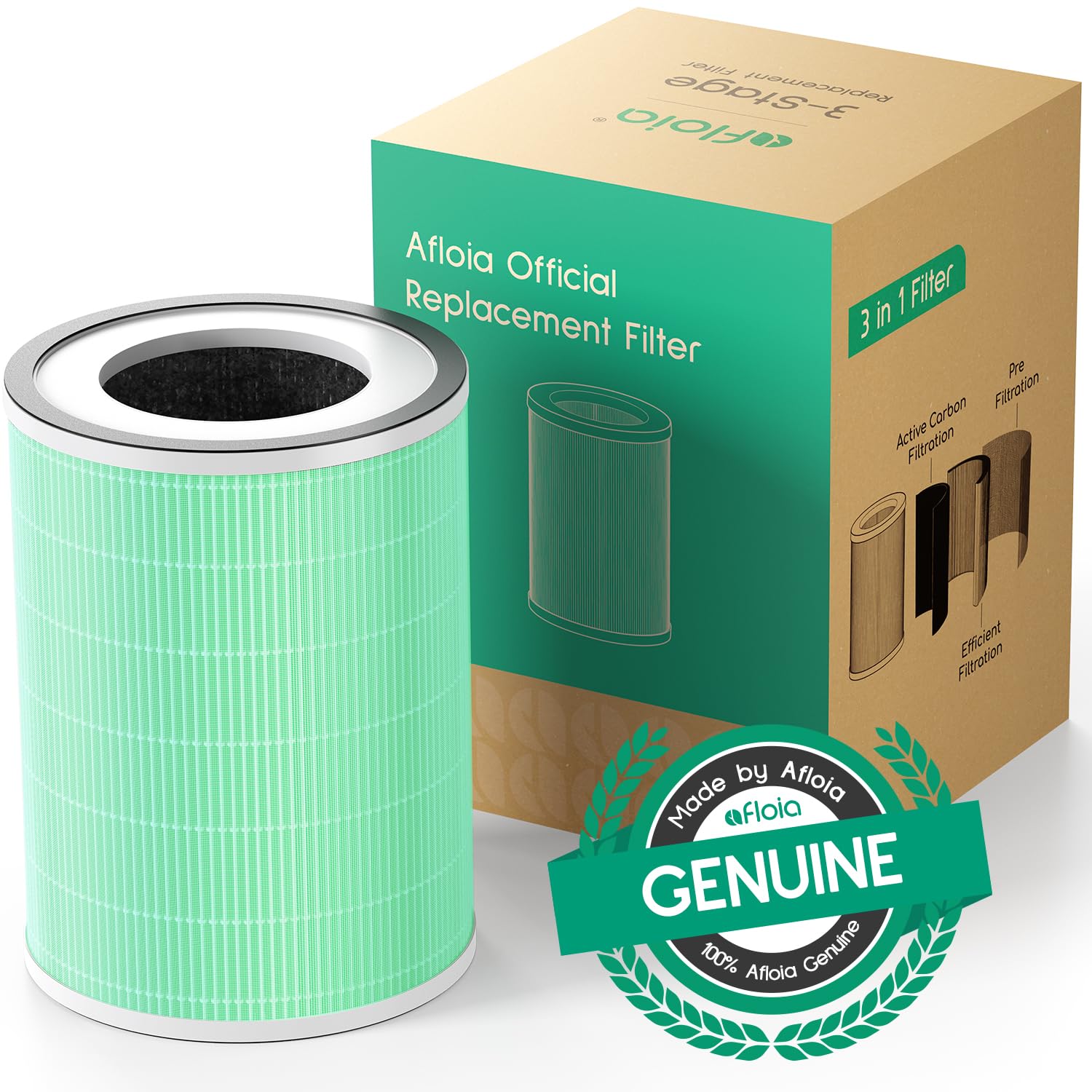 Afloia toxin remover filter installed on KILO purifies indoor air with enhanced filtration