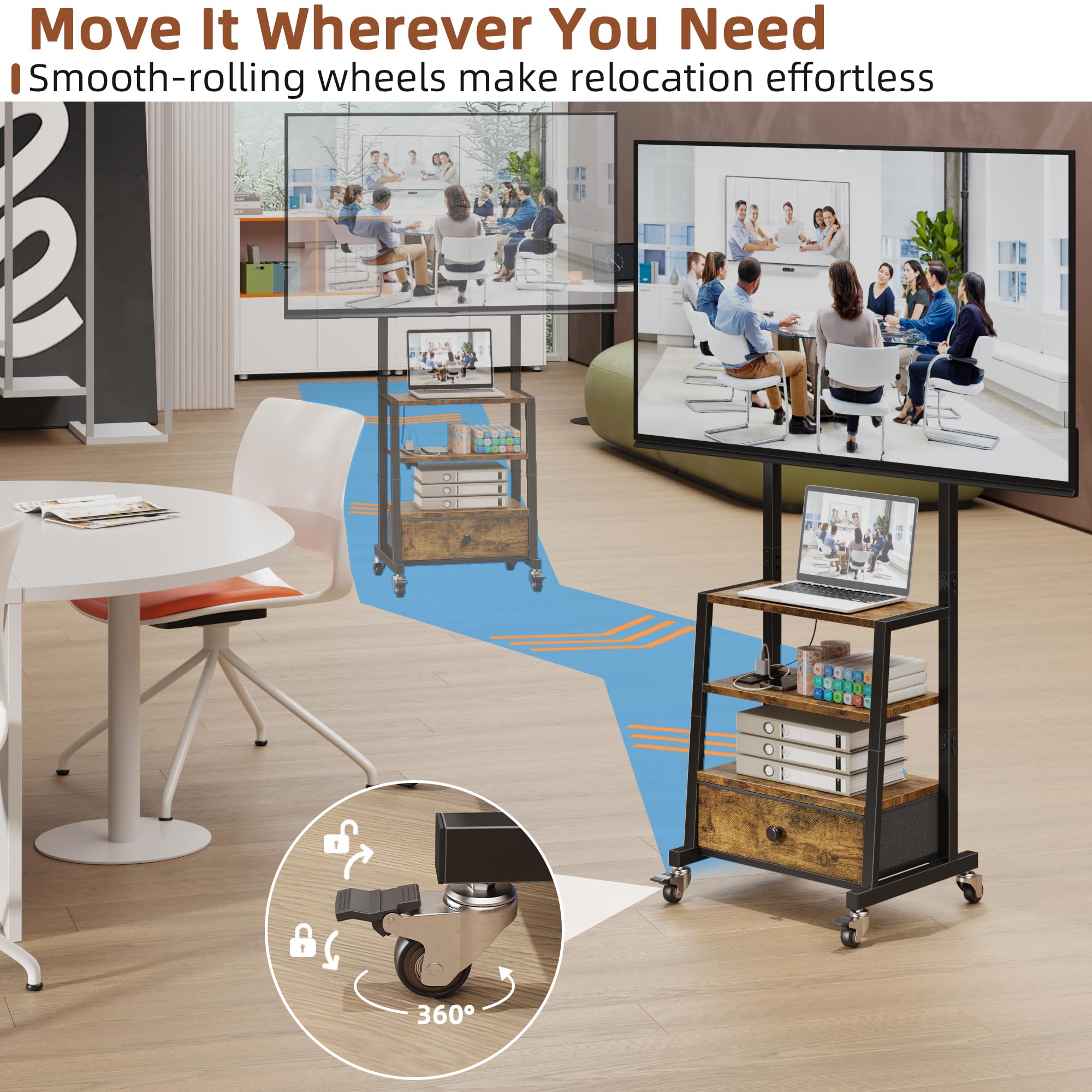 AFLUI fabric drawer stores remotes and small accessories neatly