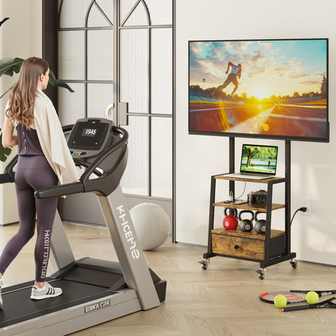 AFLUI smooth-rolling casters enable easy room-to-room movement