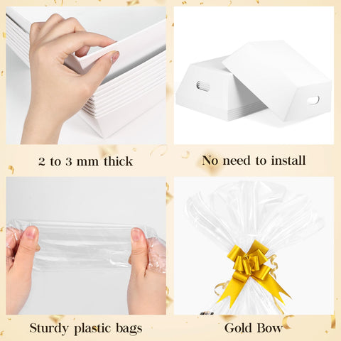 AFOROEOA white gift basket versatility for many celebrations and occasions.