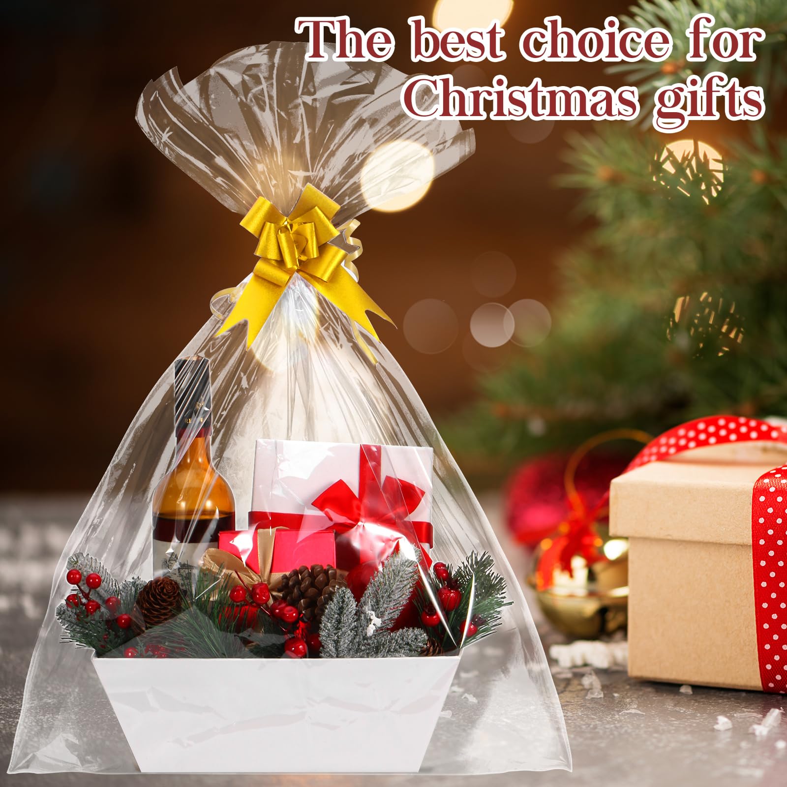 AFOROEOA white gift basket personalized touches encourage creative styling.