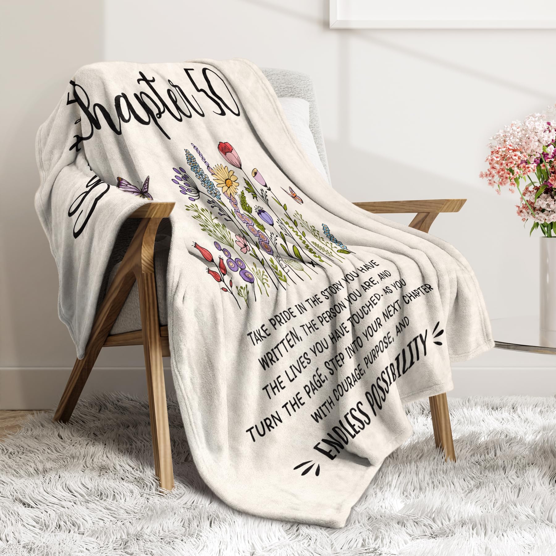 Afterprints Chapter 50 blanket offers ultra-soft warmth for year-round lounging