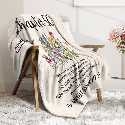 Afterprints Chapter 50 blanket offers ultra-soft warmth for year-round lounging