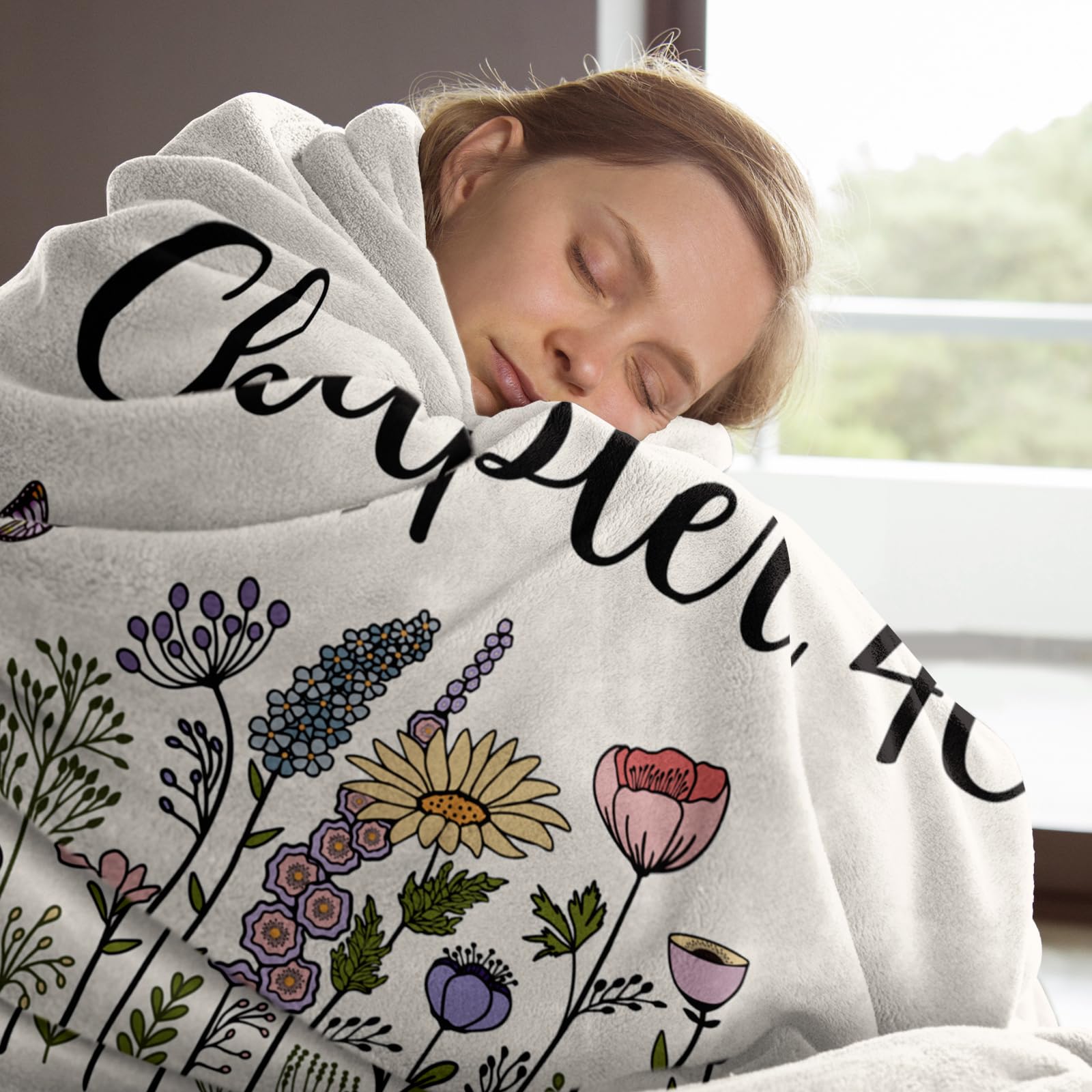 Afterprints easy-care blanket, machine washable for convenient maintenance