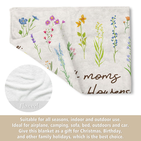 Afterprints machine washable, fade-resistant blanket for easy care.