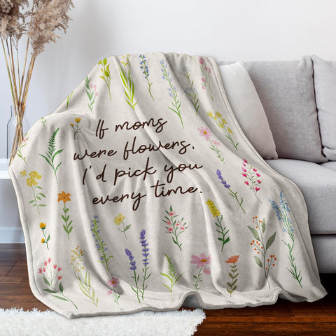 Afterprints soft throw blanket, cozy fabric for sofa lounging or travel.