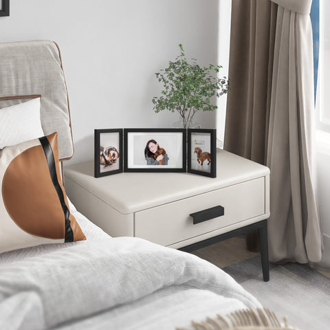 Afuly 5x7 horizontal slot in black frame offers wide-view memories