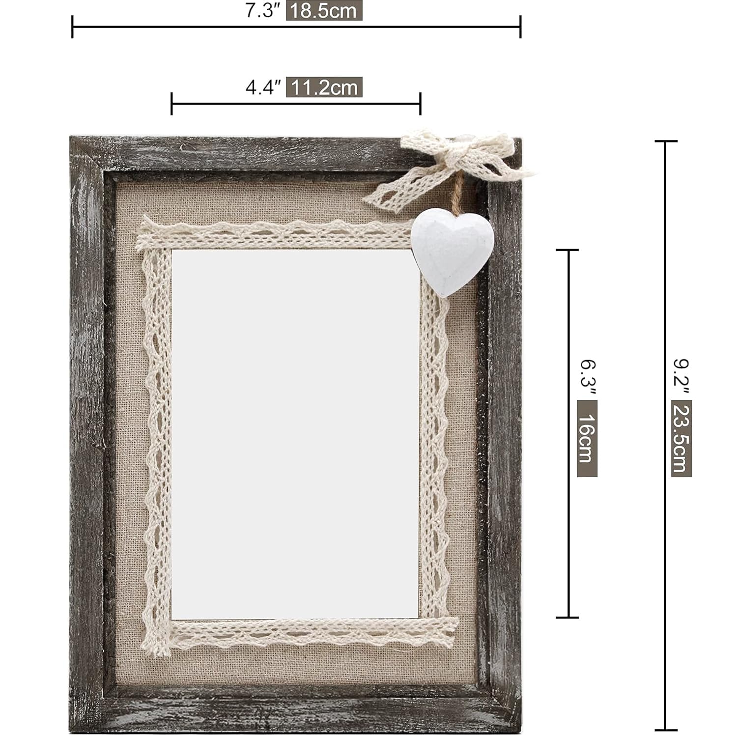 Afuly FSC-certified wood label on frame