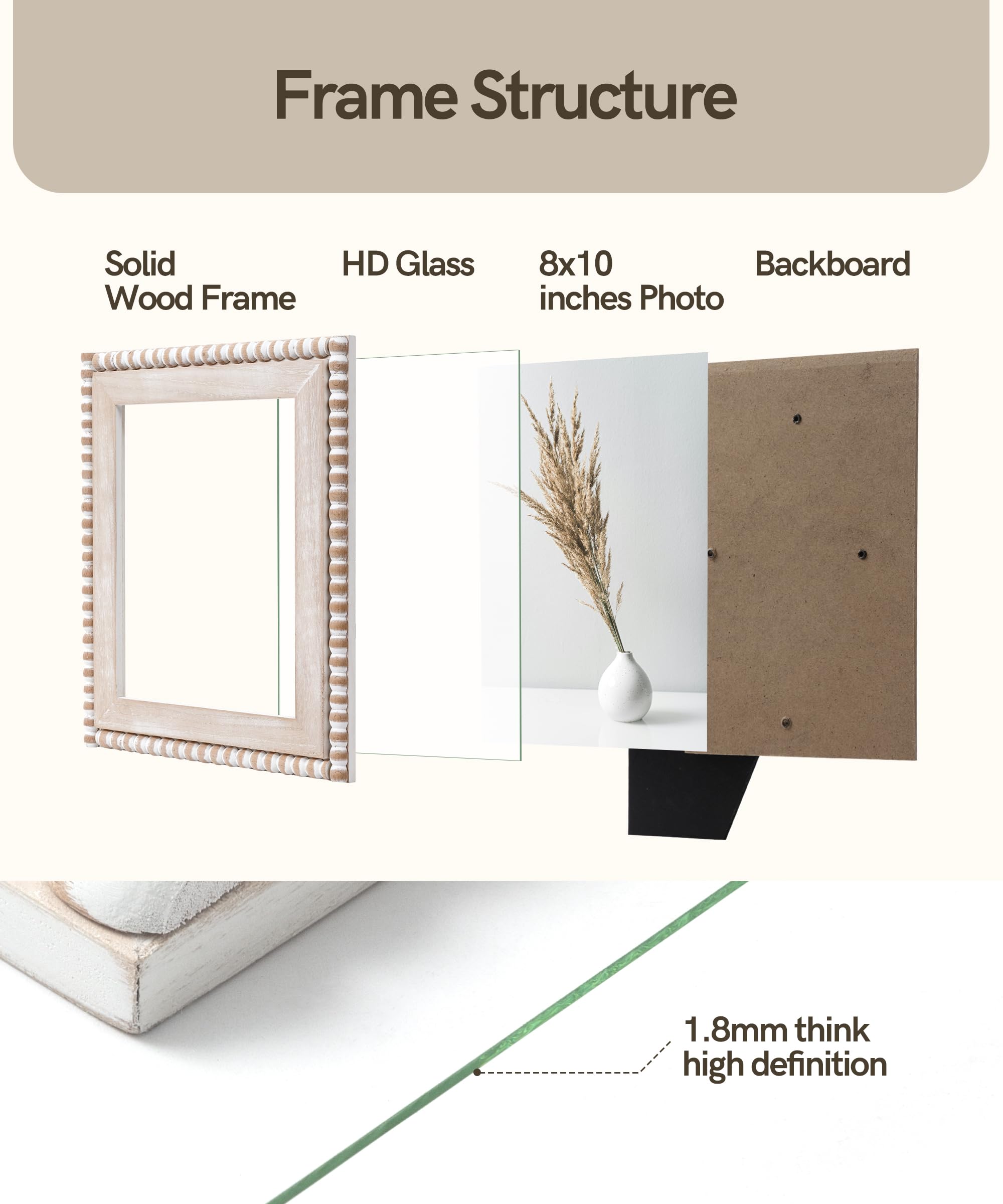Afuly gift-ready frame ideal for weddings and birthdays.
