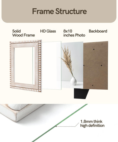 Afuly gift-ready frame ideal for weddings and birthdays.