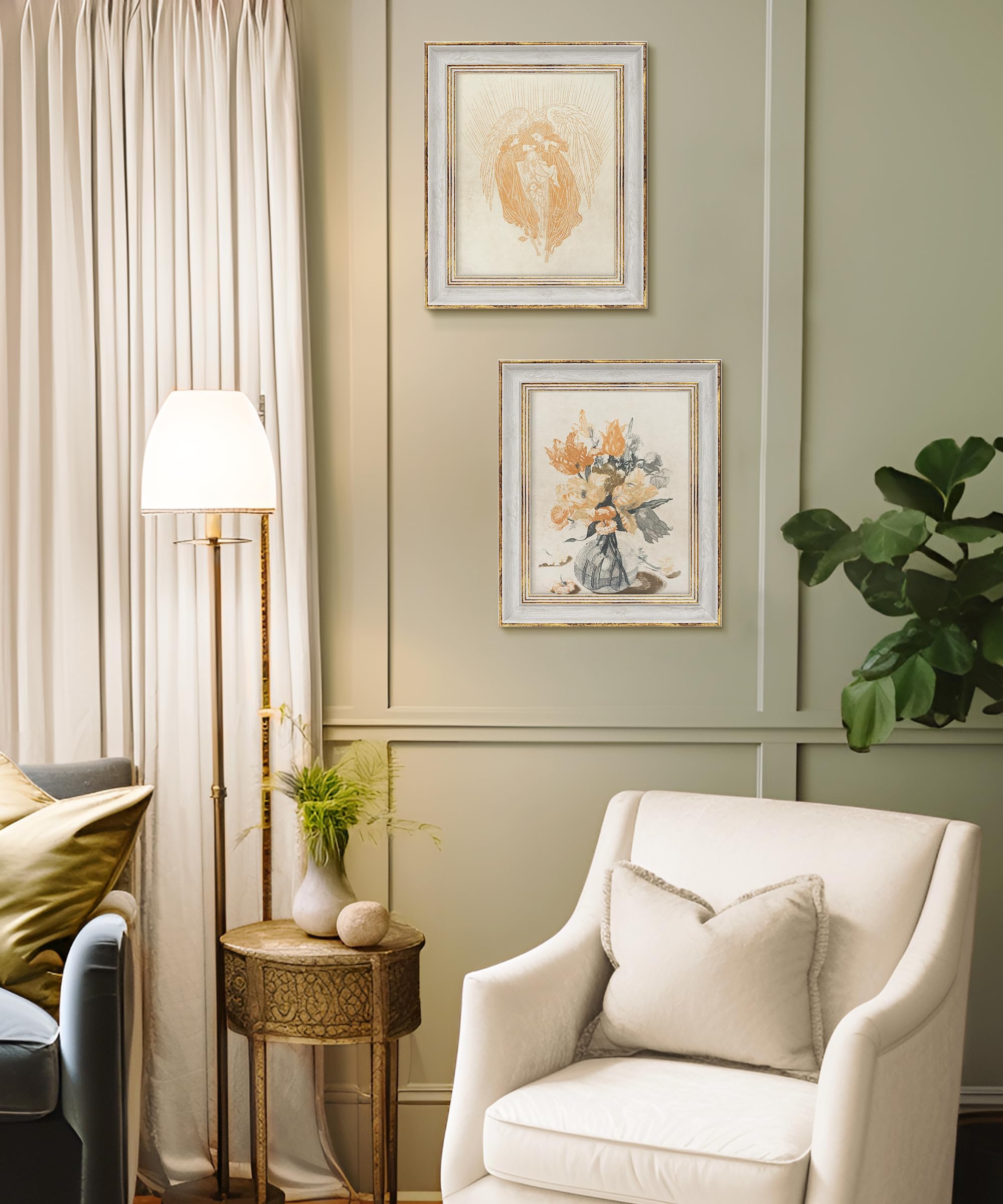 Afuly wall-hanging and tabletop frame demonstrates versatile display options.