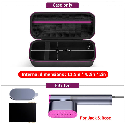 Againmore steamer case with durable PU shell protects against bumps and scratches in transit.