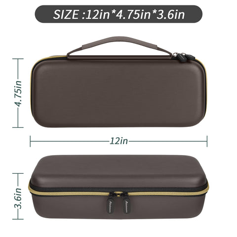 Againmore steamer case quick-access design speeds up packing and retrieval of items.