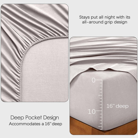 AGGBEERY linen pillowcase 20 by 30 inches promotes smooth hair and skin feel