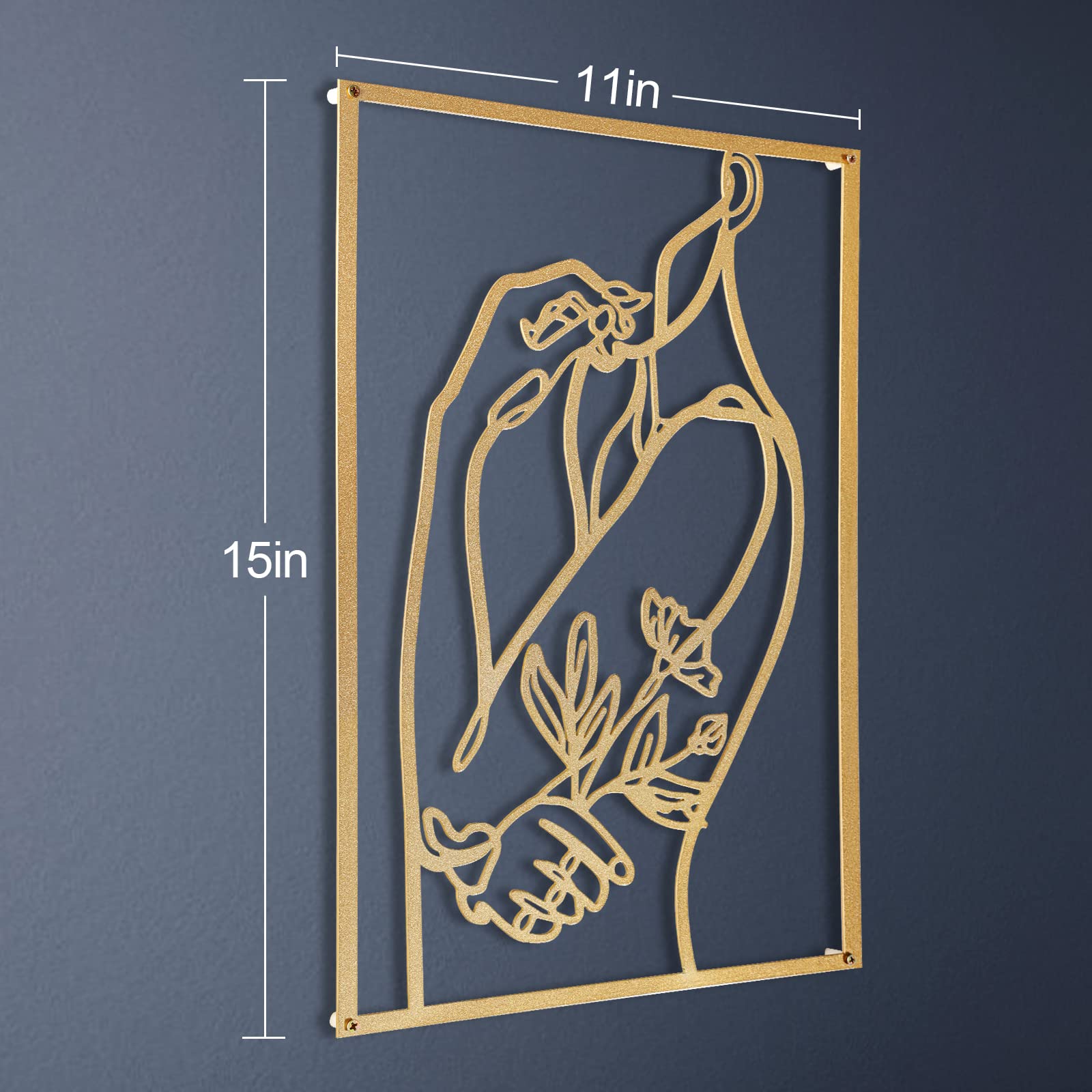 AGIOTA gold wall decor suits hallways and entryways with style