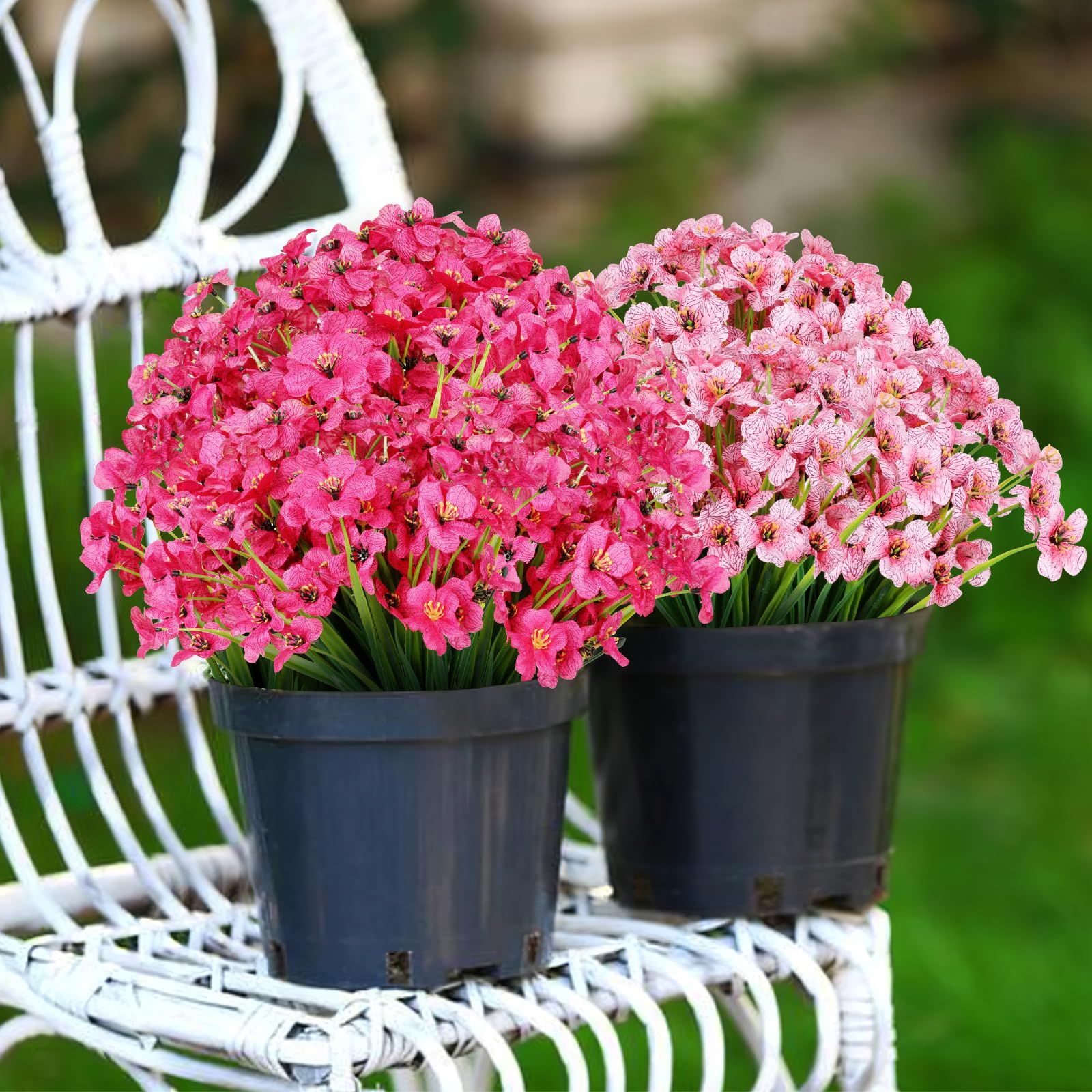 AGIRL artificial flowers swaying softly in wind and light