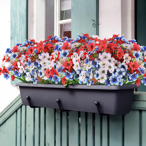 AGIRL front-yard window-box faux flowers brighten spaces year-round