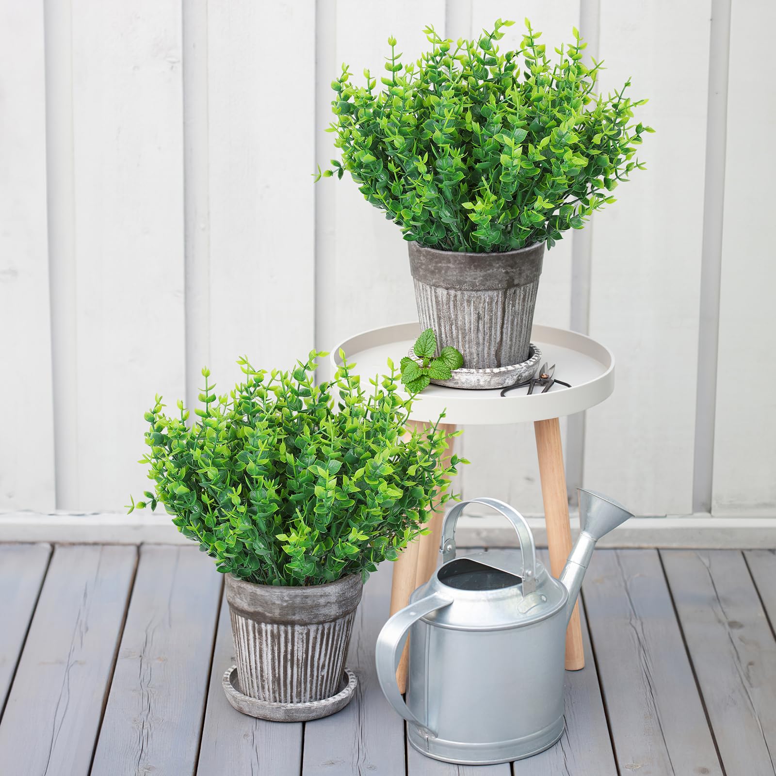 AGIRL outdoor faux plants for front-yard landscaping reduce upkeep.