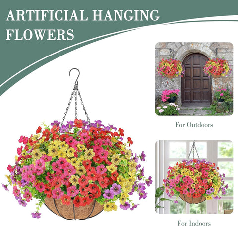 AGIRL UV-resistant artificial flowers withstand sun without fading