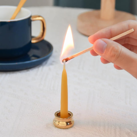 AGLARY lead-free cotton wick ensures steady flame with minimal soot