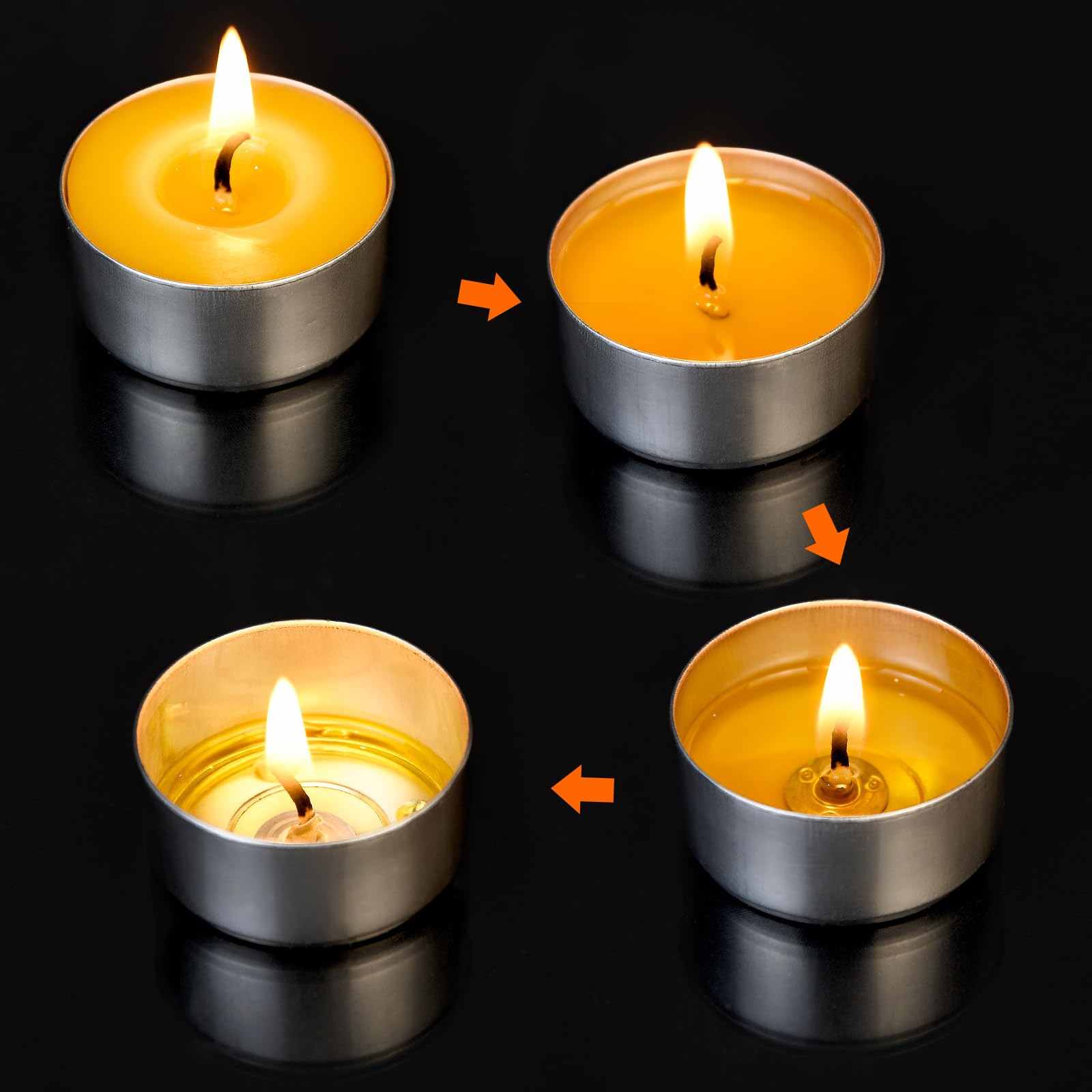AGLARY fragrance-free tealight supports hypoallergenic use during meals and gatherings.