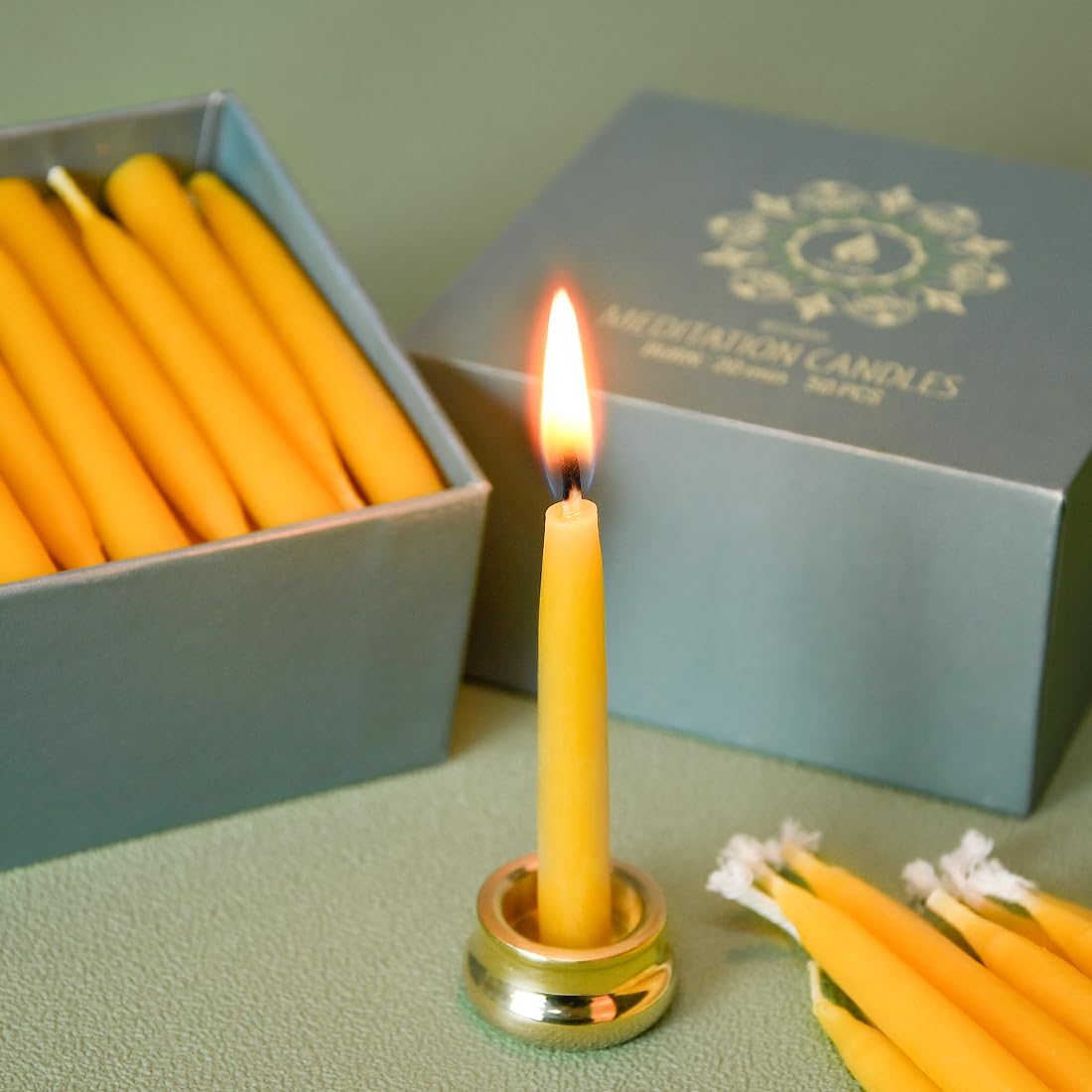 AGLARY mini taper candles 50-pack for intimate gatherings and gifts