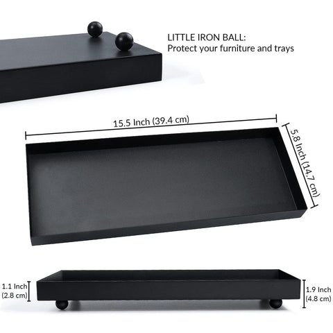 Aglary tray on vanity setup for organized cosmetics and small items.