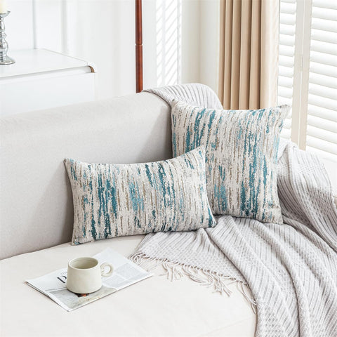AGOKABA soft chenille cover provides cozy texture for reading chairs.