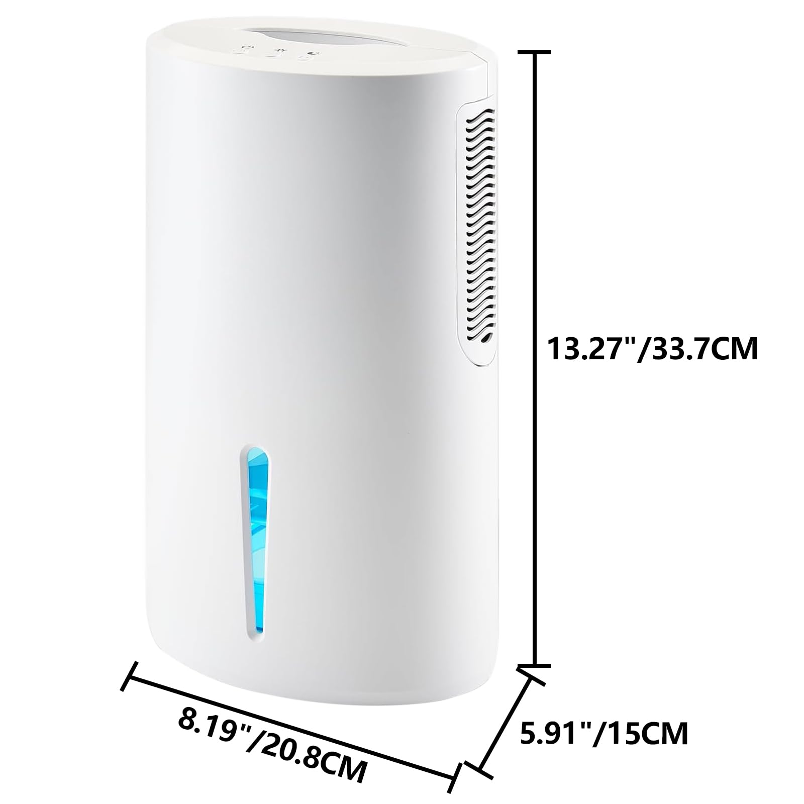 AGRUOO dehumidifier tank and auto shut-off prevents spills
