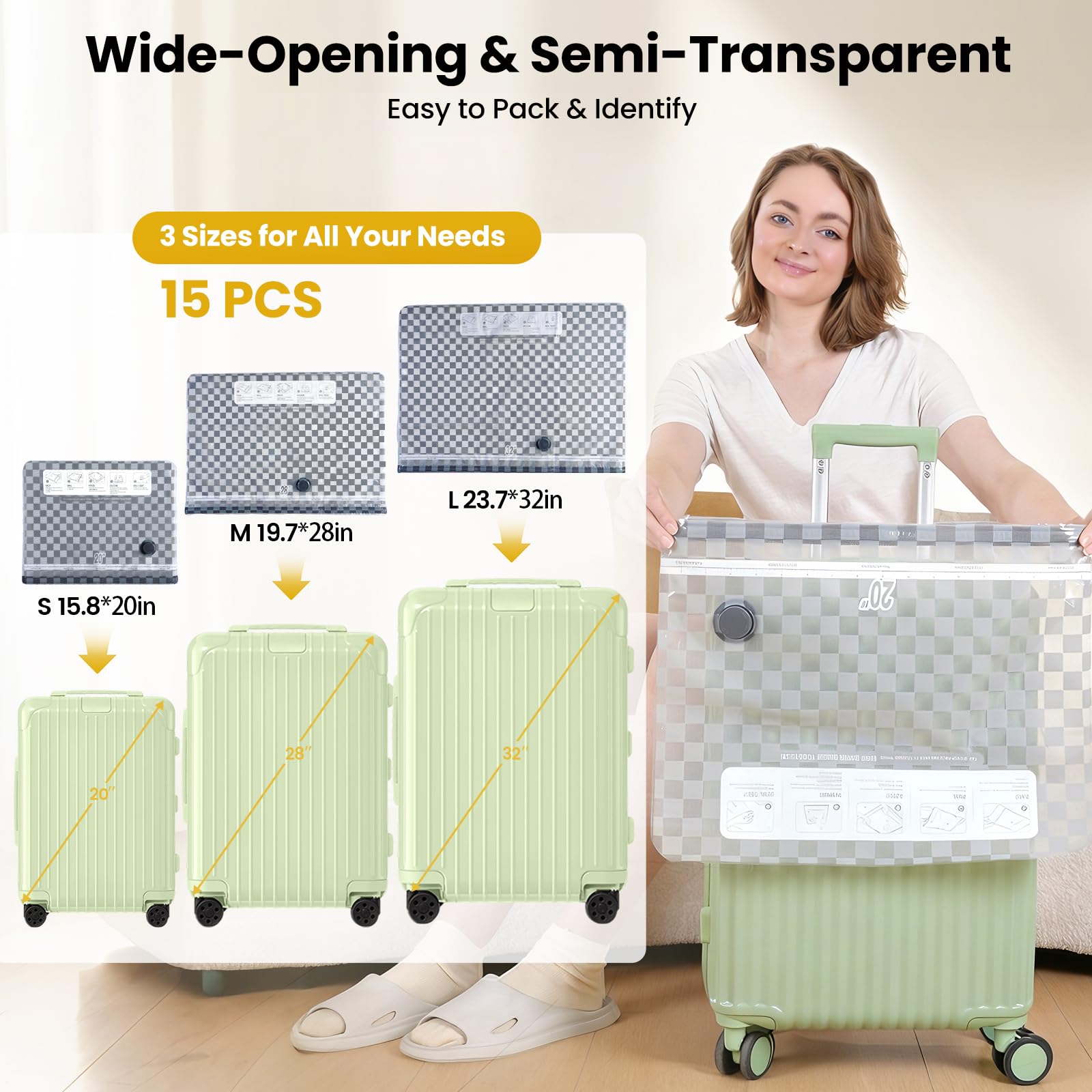 AH AEHIBO 180-degree wide-opening design simplifies loading bulky items