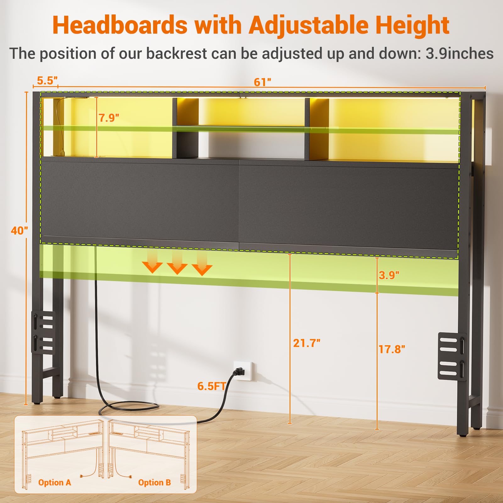 Aheaplus bed attachment connectors ensure stable integration with frames.
