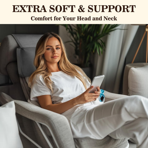 AHUAWA adjustable-fill neck pillow with zipper for personalized comfort.