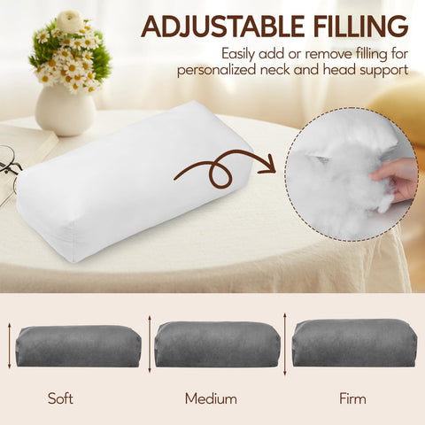 AHUAWA headrest with non-slip weighted flap keeps pillow in place.