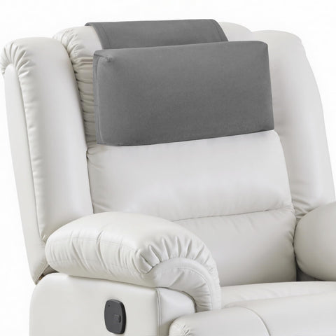 AHUAWA neck pillow 14-inch ergonomic design supports neck comfort in a recliner.