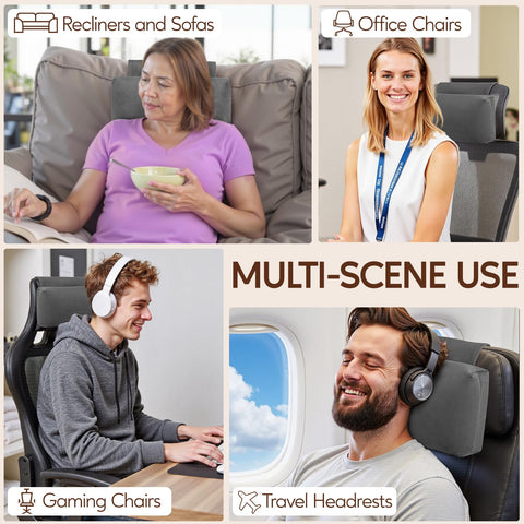 AHUAWA recliner pillow adds comfort to home, office, or travel.