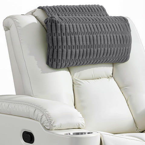 AHUAWA recliner pillow with soft corduroy for cozy neck support.
