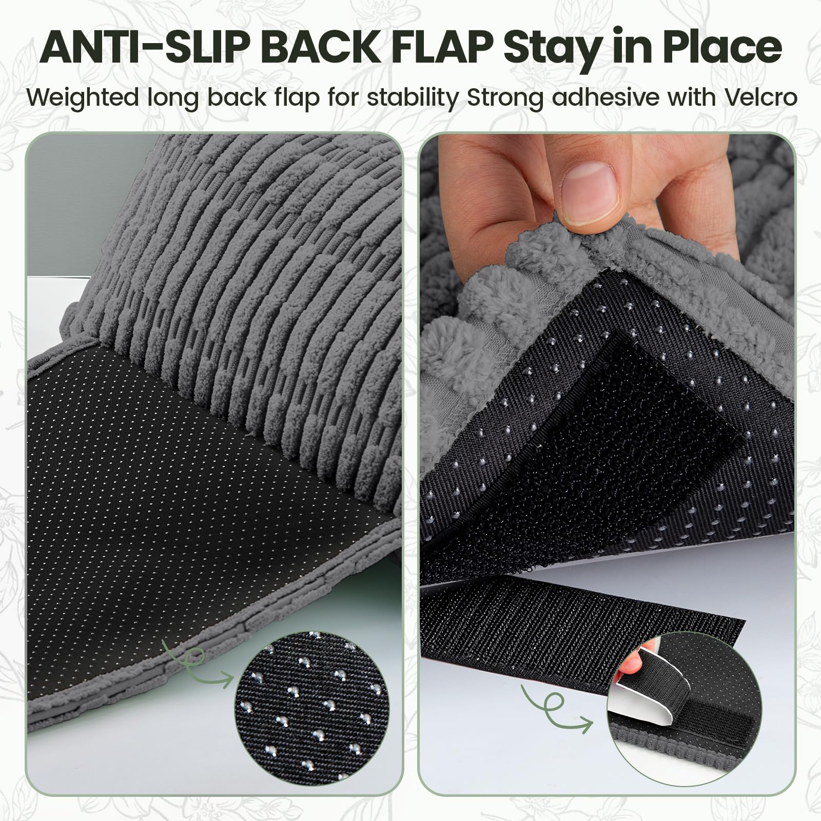 AHUAWA removable cover is machine washable for easy care.