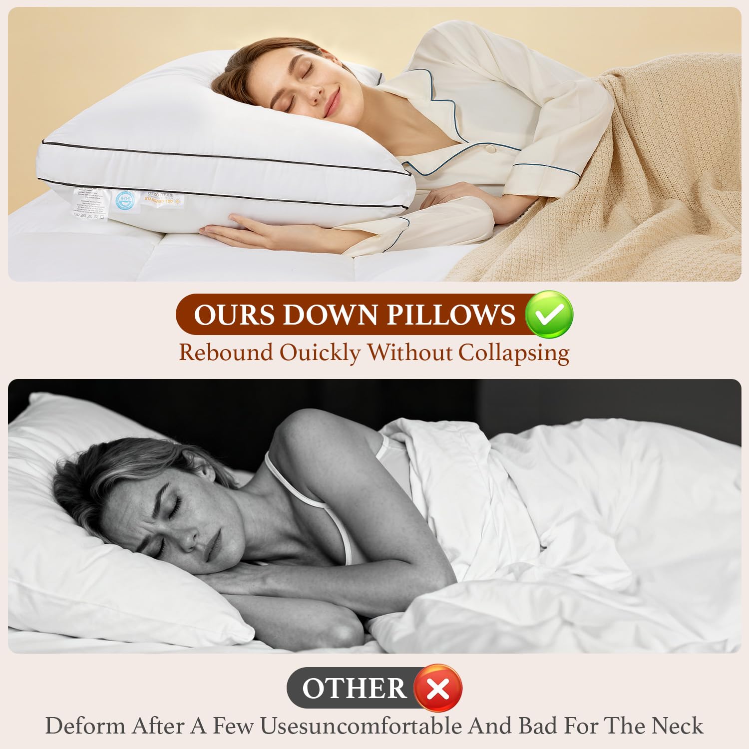 AiAngu luxury hotel-quality sleep setup on a neatly made bed