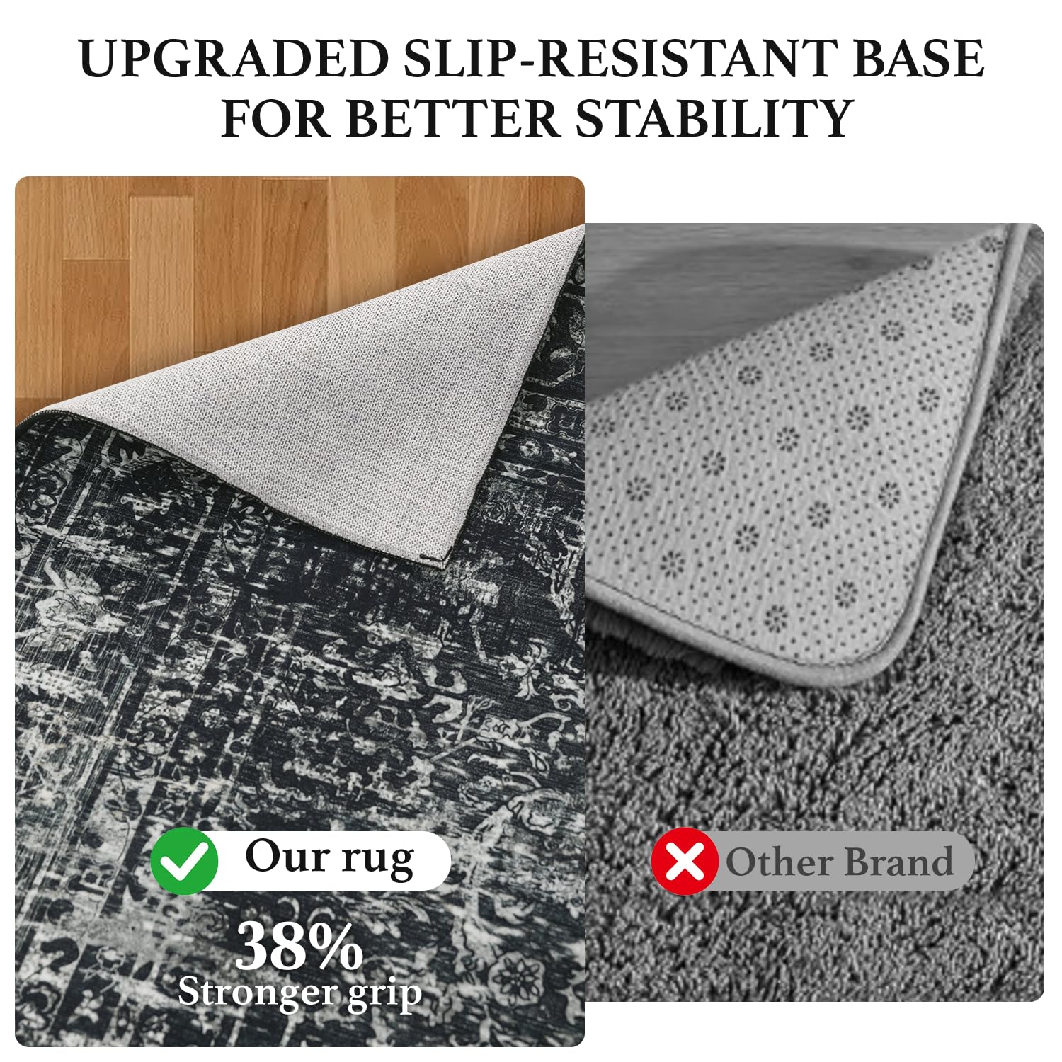 AiAngu soft faux wool surface pampers feet and resists wear.