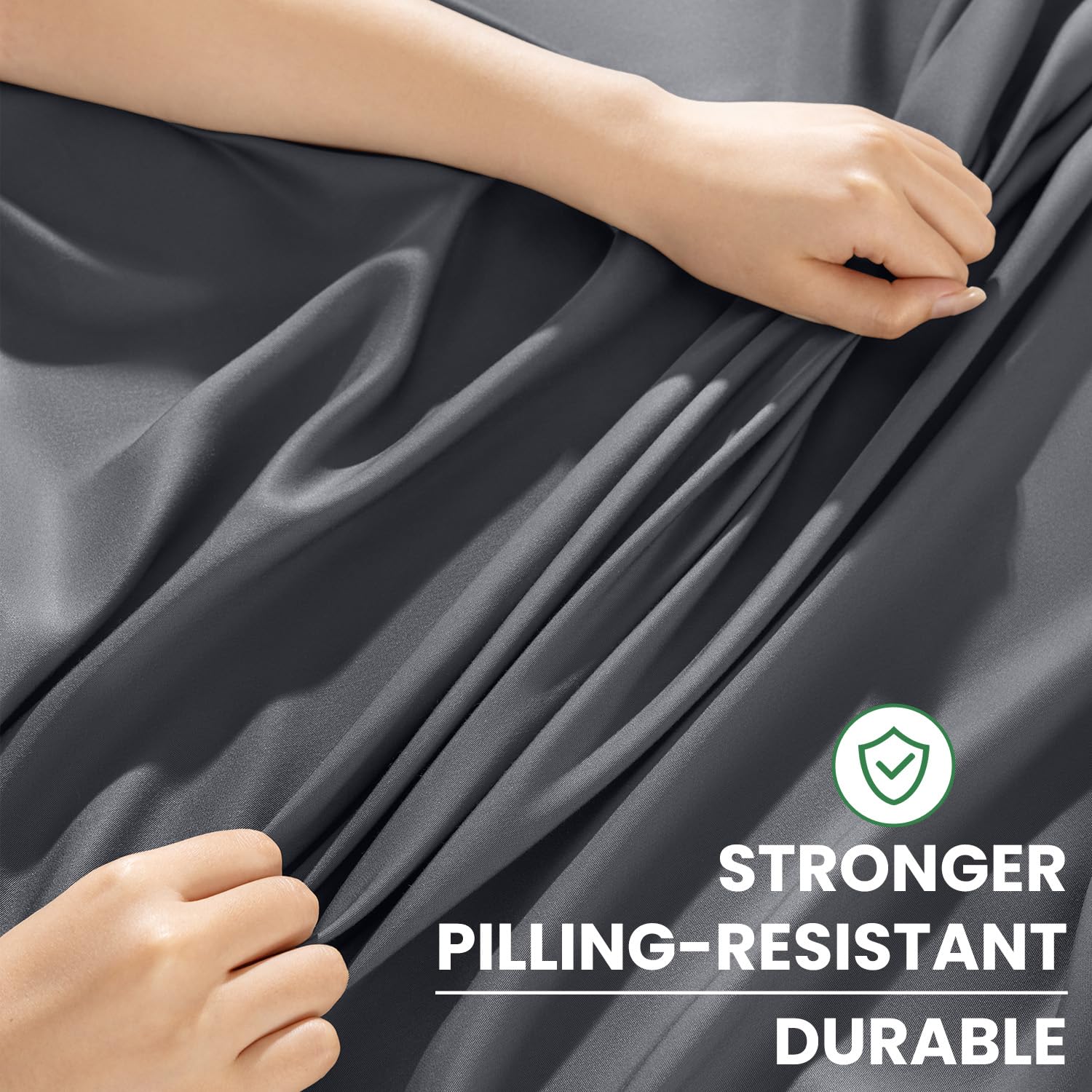AiAngu soft skin-friendly sheets minimize irritation for sensitive skin.