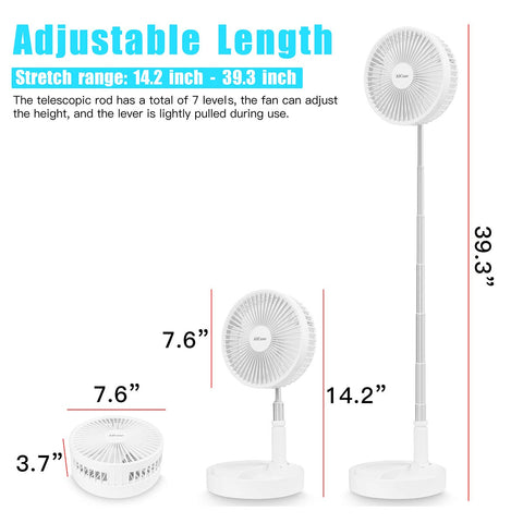 AICase stand fan suitable for office and home use on desk or floor.