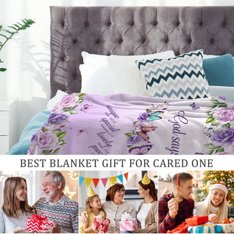 AICLIV Christian Butterfly Blanket gift-ready pack for gifting