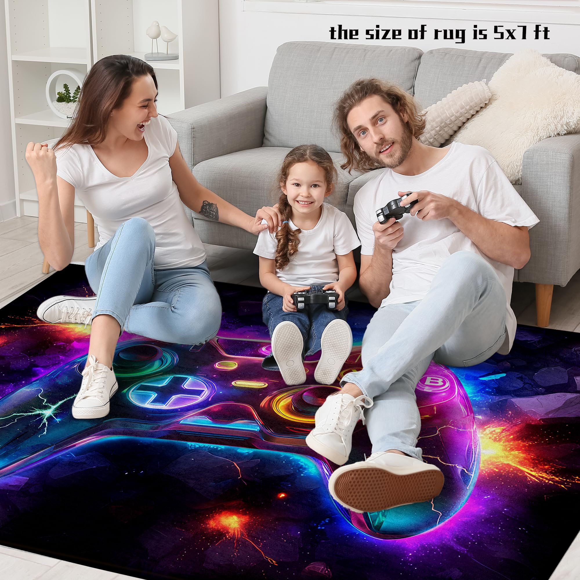 AICLIV soft polyester rug delivers cozy comfort while resisting wear in high-traffic spaces.