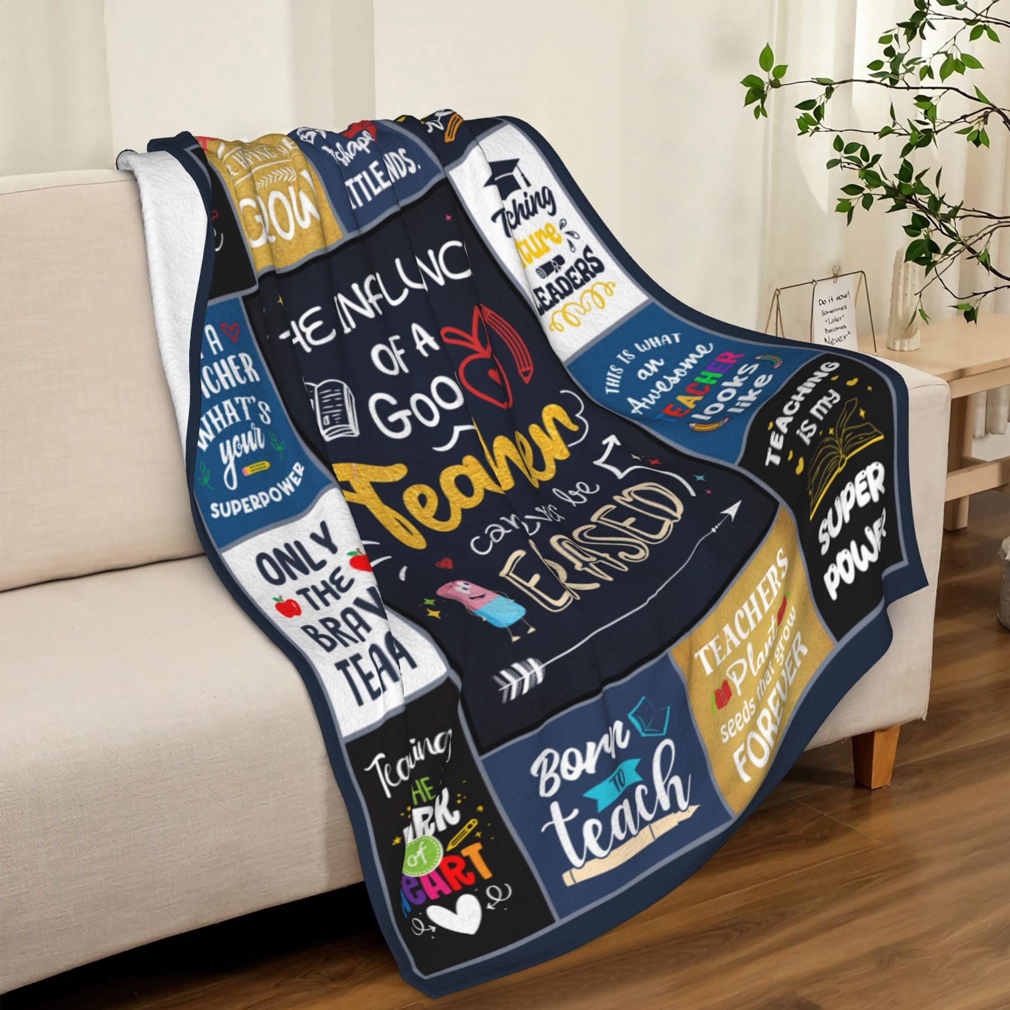 AICLIV teacher-appreciation blanket displayed as a thoughtful gift idea