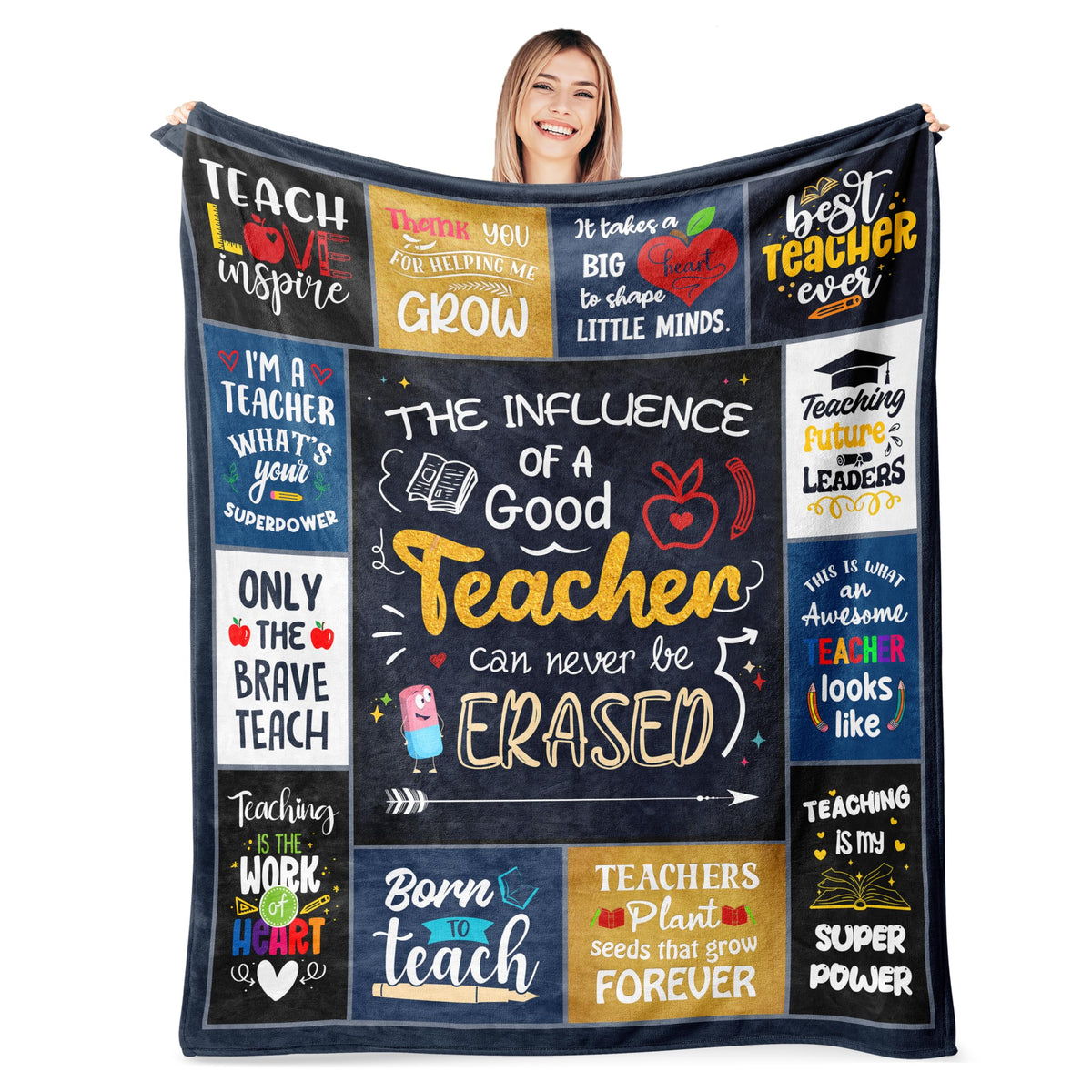 AICLIV teacher gift blanket wrapped for a warm, thoughtful surprise